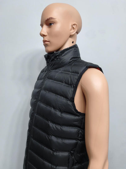 Vintage LABEWVI Y1 Dual Zone Built In Heated Padded Gilet Vest Black Men Size Medium