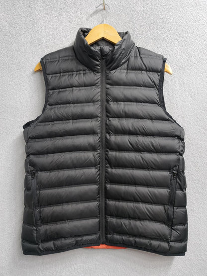 Vintage LABEWVI Y1 Dual Zone Built In Heated Padded Gilet Vest Black Men Size Medium