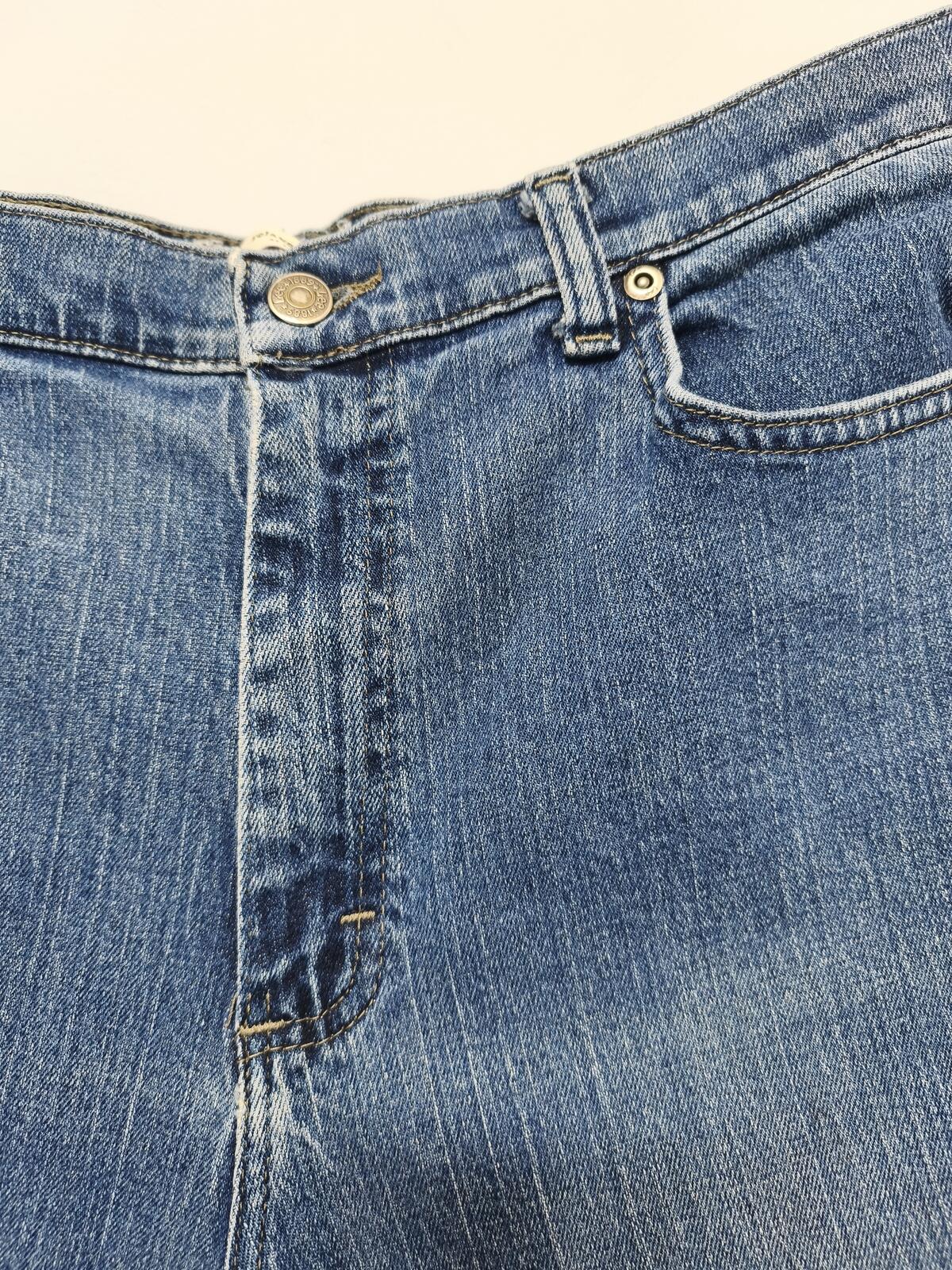 Vintage Lee Women's High Waisted Mid Wash Blue Denim Summer Casual Jorts 34W