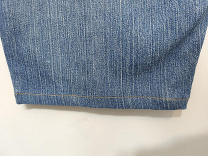 Vintage Lee Women's High Waisted Mid Wash Blue Denim Summer Casual Jorts 34W