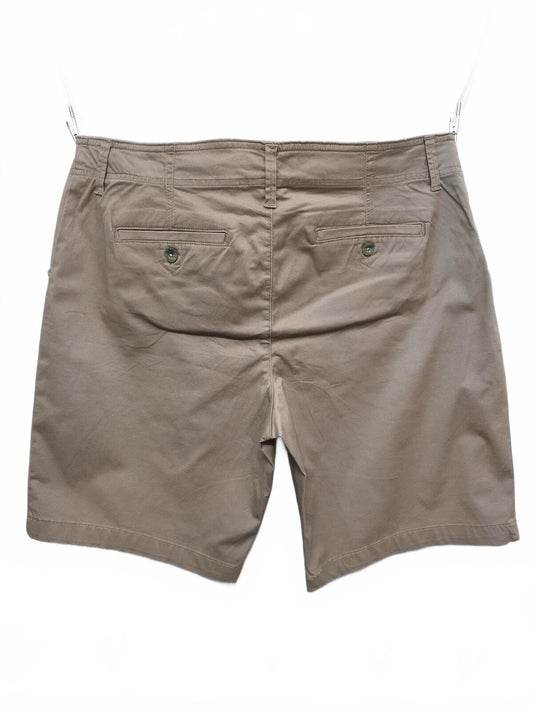 Vintage Lee Chino Shorts Khaki Tan Beige Midrise Comfort Stretch 40W