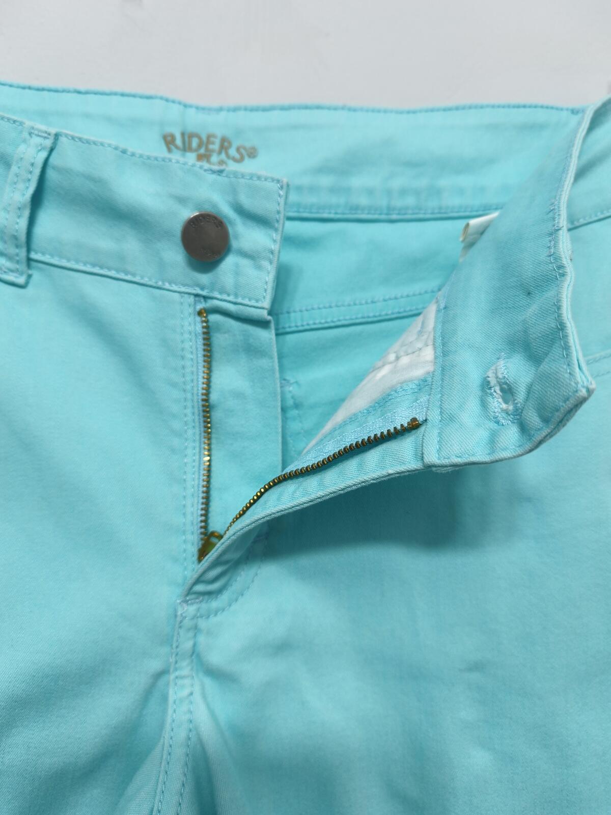 Vintage Riders by Lee Shorts Mint Green Pastel 90s Summer Holiday Beach 32W