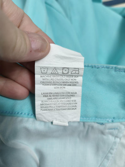 Vintage Riders by Lee Shorts Mint Green Pastel 90s Summer Holiday Beach 32W