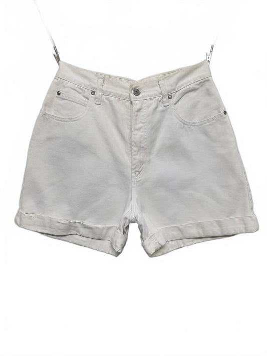 Vintage Levis 900 Series White Denim Shorts W26 High Waist Mom 90s Y2K Indie Retro