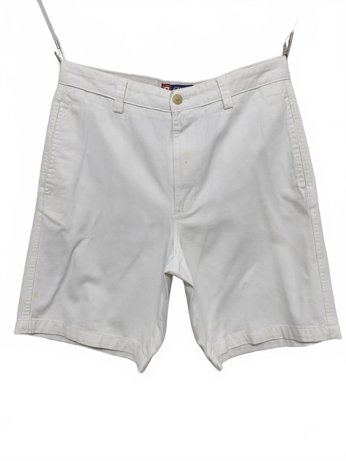Vintage Chaps Chino Shorts White Preppy Summer Smart Casual 29W