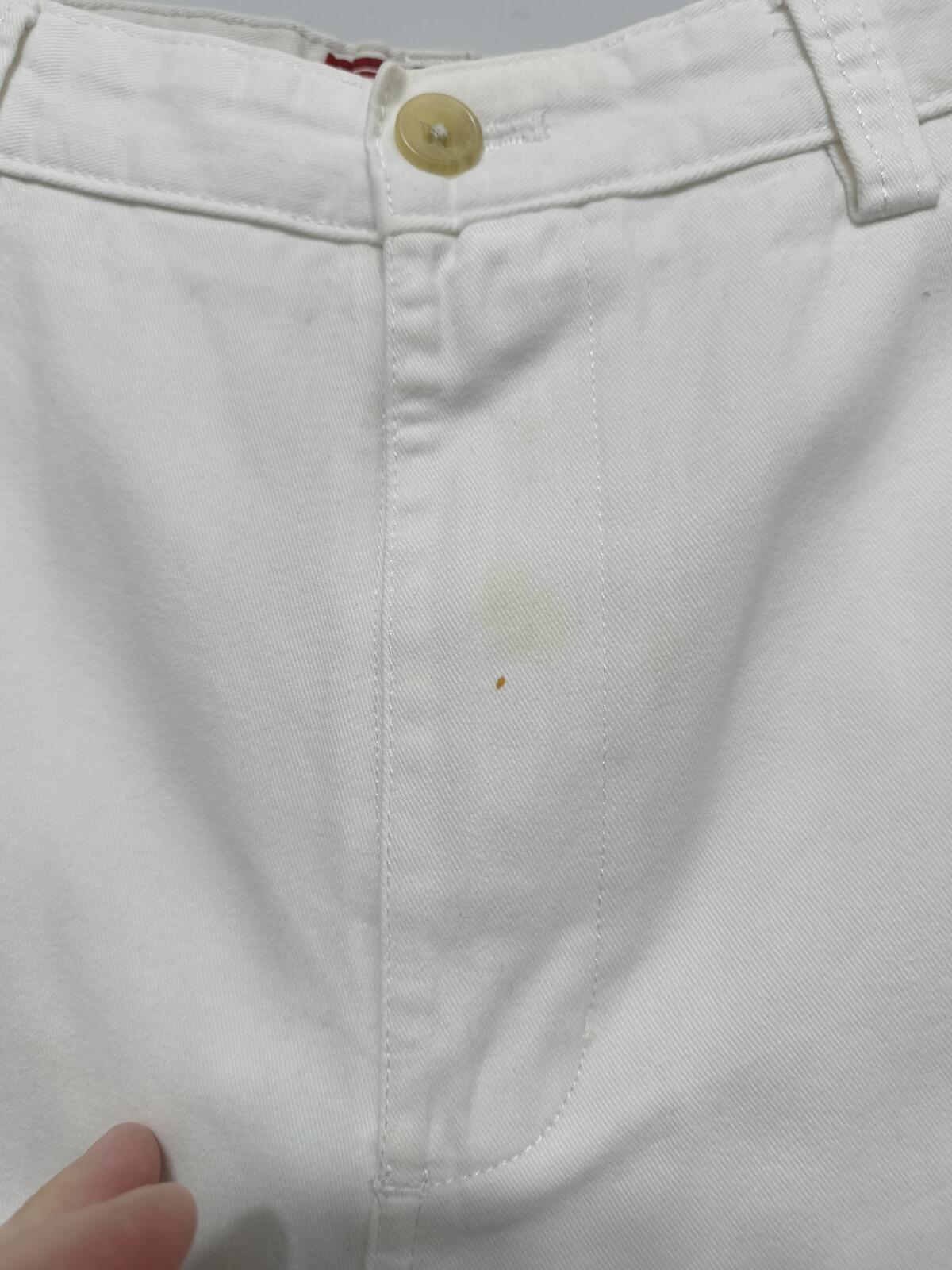 Vintage Chaps Chino Shorts White Preppy Summer Smart Casual 29W