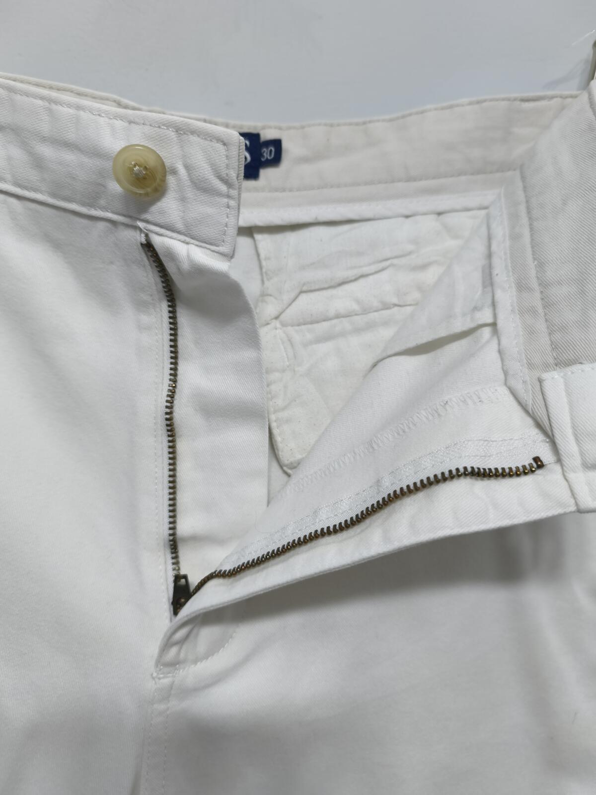 Vintage Chaps Chino Shorts White Preppy Summer Smart Casual 29W