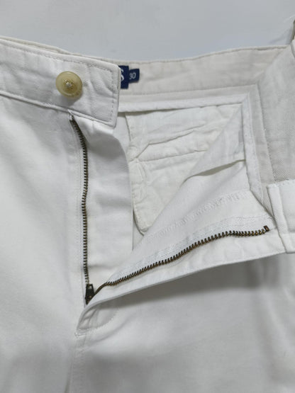 Vintage Chaps Chino Shorts White Preppy Summer Smart Casual 29W