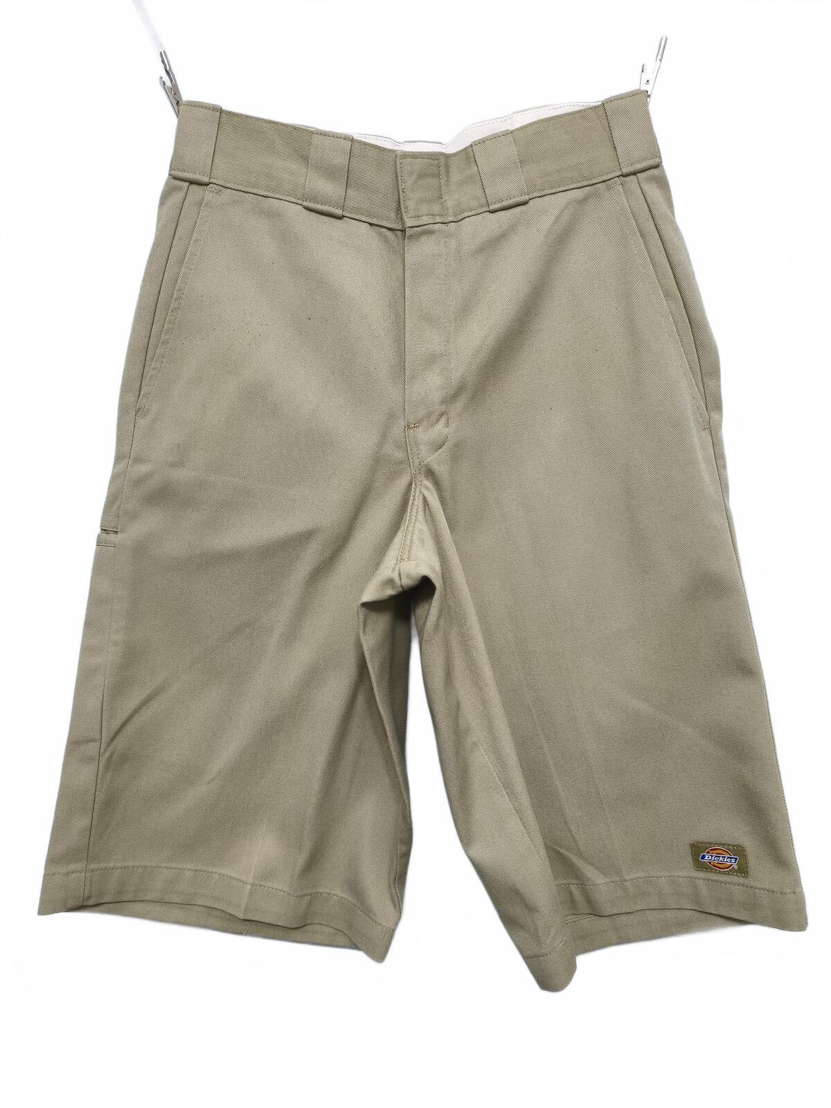 Vintage Dickies Workwear Shorts Khaki Sand 90s Skater Indie Baggy 26W