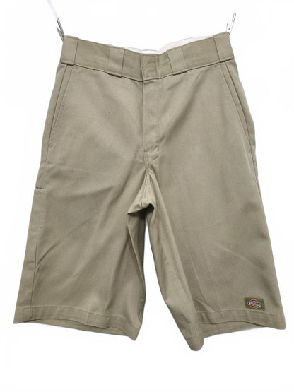 Vintage Dickies Workwear Shorts Khaki Sand 90s Skater Indie Baggy 26W