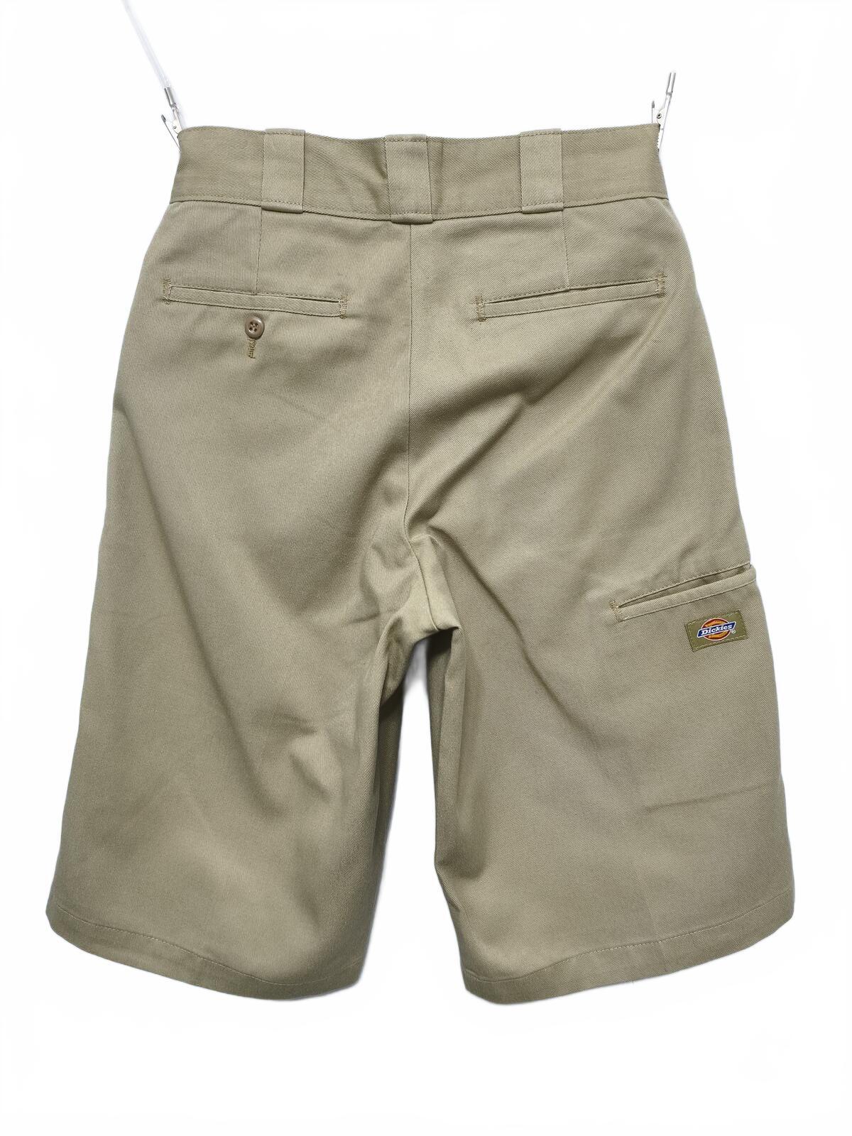 Vintage Dickies Workwear Shorts Khaki Sand 90s Skater Indie Baggy 26W