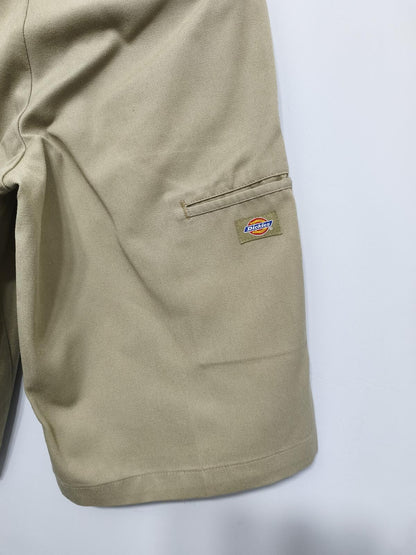 Vintage Dickies Workwear Shorts Khaki Sand 90s Skater Indie Baggy 26W