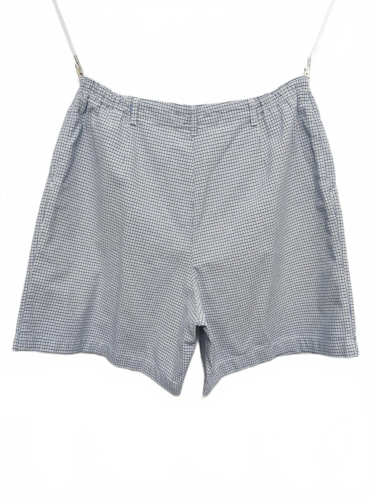 Vintage Lee Shorts Blue White Micro Check 90s Coastal Old Money Summer 36W