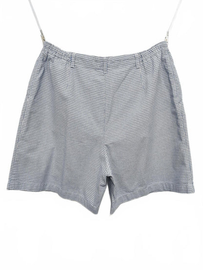Vintage Lee Shorts Blue White Micro Check 90s Coastal Old Money Summer 36W
