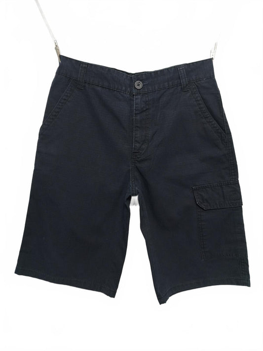 Vintage Levis Navy Cargo Shorts W28 Baggy Skater Y2K Retro Street Indie Grunge