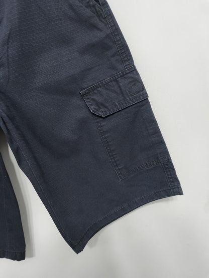Vintage Levis Navy Cargo Shorts W28 Baggy Skater Y2K Retro Street Indie Grunge