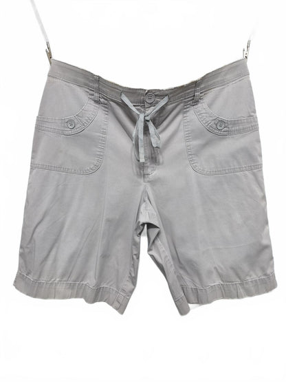 Vintage Lee Comfort Waistband Shorts Grey Stretch Utility Hiking Casual 36W