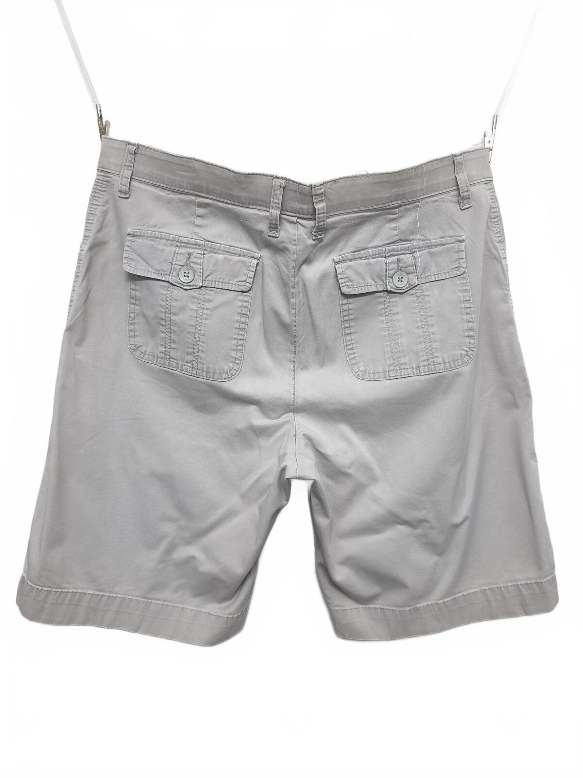 Vintage Lee Comfort Waistband Shorts Grey Stretch Utility Hiking Casual 36W