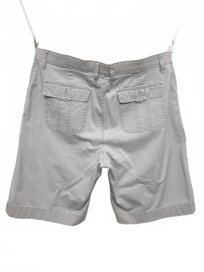 Vintage Lee Comfort Waistband Shorts Grey Stretch Utility Hiking Casual 36W
