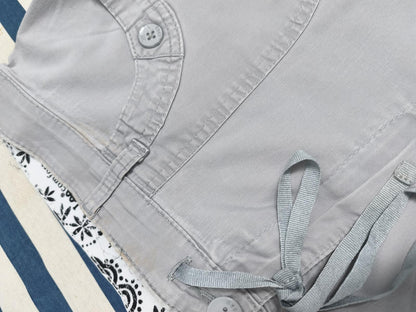 Vintage Lee Comfort Waistband Shorts Grey Stretch Utility Hiking Casual 36W