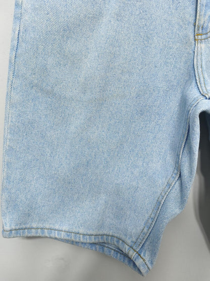 Vintage Lee Denim Shorts Light Wash Made in USA 90s Y2K Skater Grunge 30W