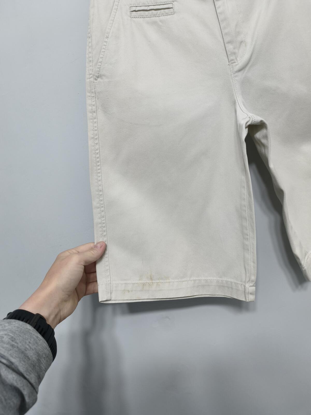 Vintage Nautica Chino Shorts Cream 90s Coastal Old Money Summer Preppy 28W