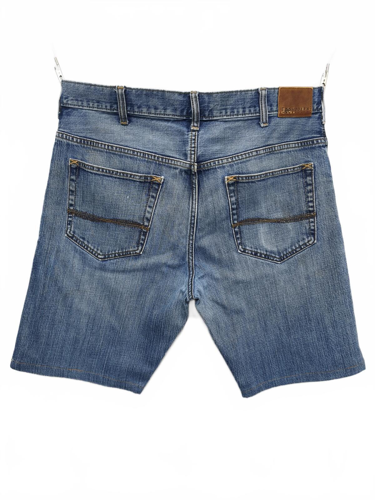 Vintage Lee Modern Series Blue Stonewash Raw Hem Jorts Shorts 90s Grunge W38