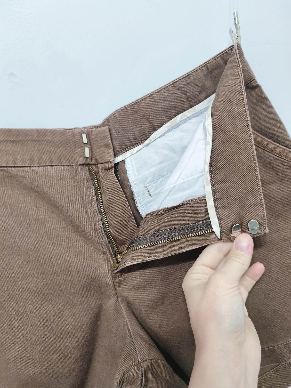Vintage Lee Chino Shorts Earthy Brown 90s Y2K Skater Indie Grunge 34W