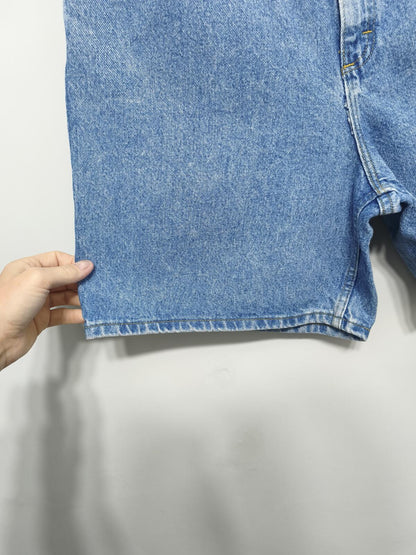 Vintage Lee Original Blue Denim High Waisted Mom Shorts 90s Grunge Casual 30W