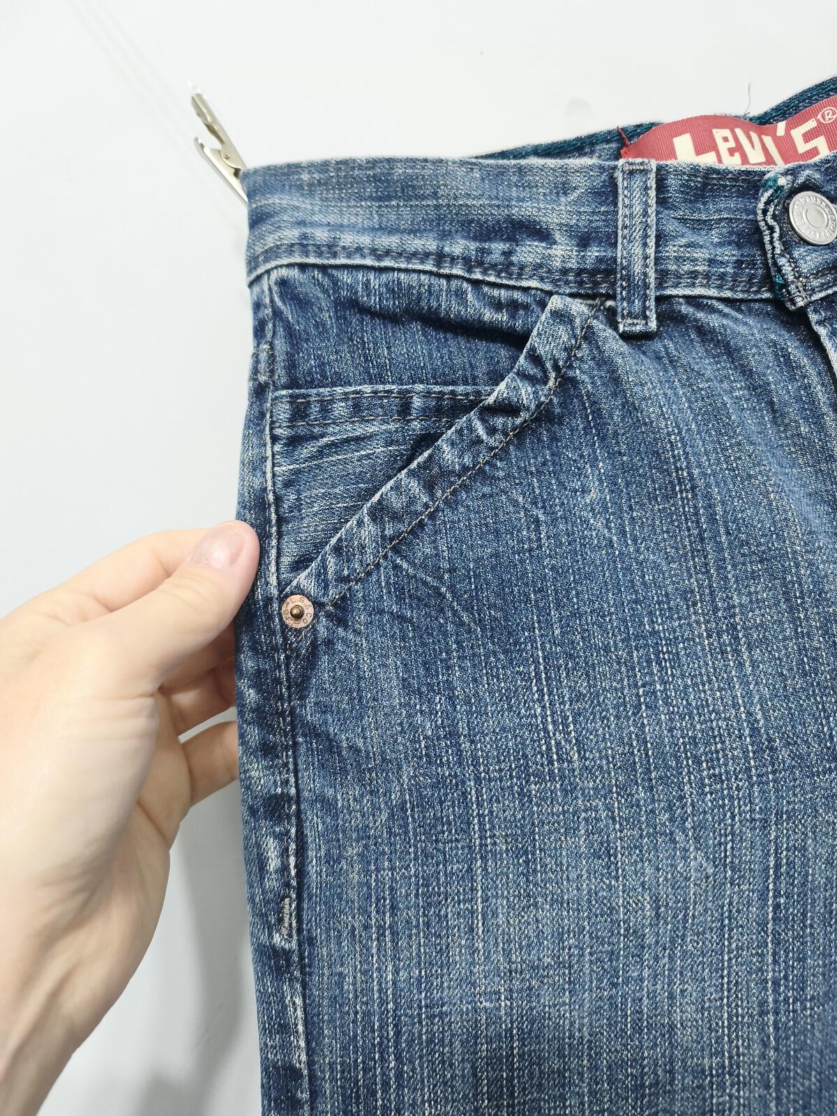 Vintage Levi's Kids Blue Denim Utility Jorts Shorts 90s Skater Retro Age 8 W24