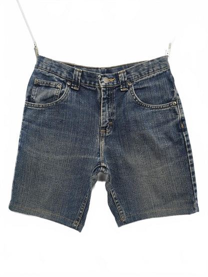 Vintage Lee Denim Shorts Blue Wash 90s Y2K Skater Grunge Baggy 26W
