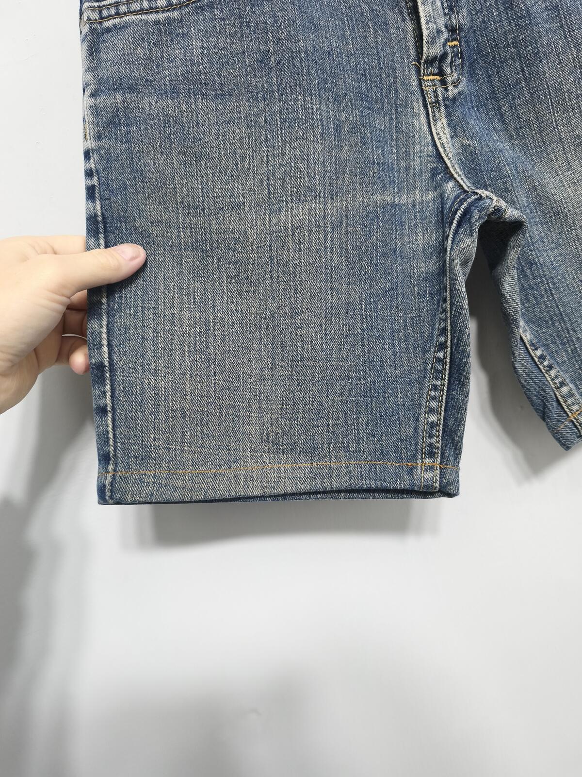 Vintage Lee Denim Shorts Blue Wash 90s Y2K Skater Grunge Baggy 26W