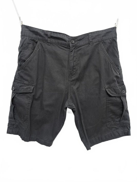 Vintage Mountain Warehouse Cargo Shorts Black Gorpcore Hiking Outdoor 34W