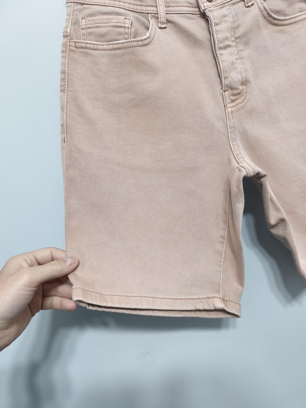Vintage Denim Co Tan Shorts W30 Relaxed Straight Beige Sand Summer Festival Y2K