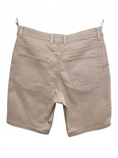 Vintage Denim Co Tan Shorts W30 Relaxed Straight Beige Sand Summer Festival Y2K