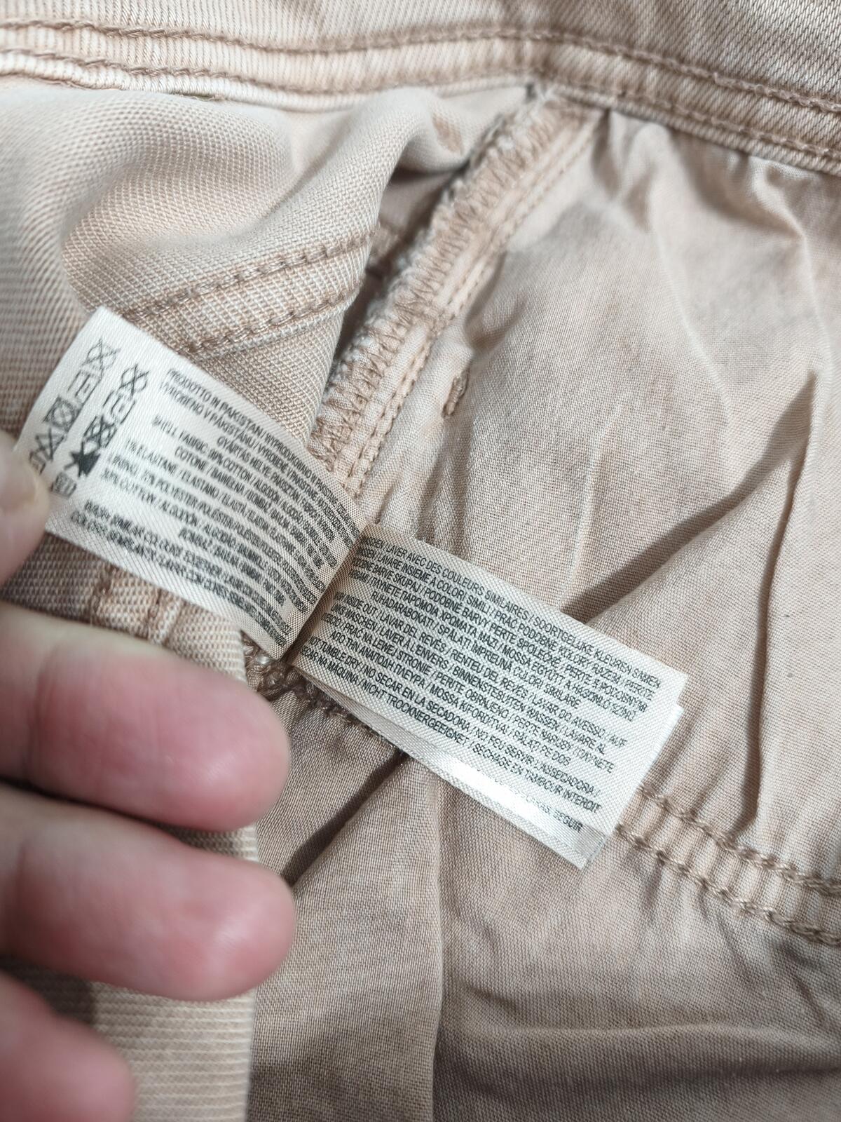Vintage Denim Co Tan Shorts W30 Relaxed Straight Beige Sand Summer Festival Y2K