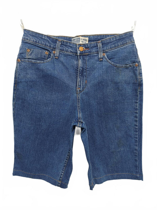 Vintage Signature by Levi Strauss Mid Wash Blue Denim Summer Jorts Shorts W30