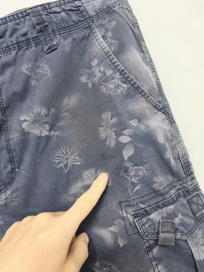 Vintage Sandstone & Co Purple Camo Shorts Skater Festival Streetwear 36W
