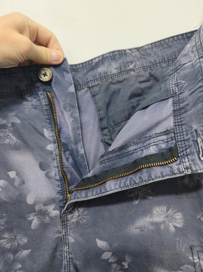 Vintage Sandstone & Co Purple Camo Shorts Skater Festival Streetwear 36W
