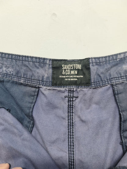 Vintage Sandstone & Co Purple Camo Shorts Skater Festival Streetwear 36W