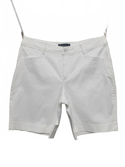 Vintage Lee Platinum Label Shorts White 90s Summer Holiday Beach Sport 34W