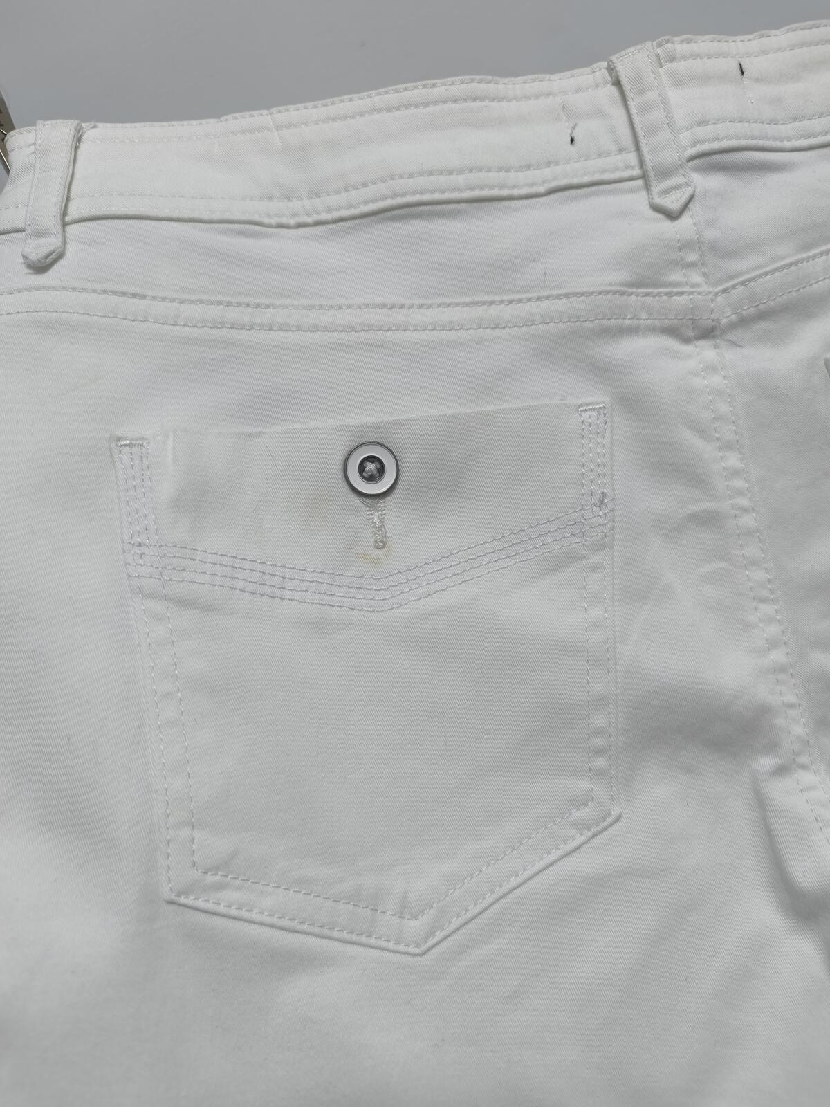 Vintage Lee Platinum Label Shorts White 90s Summer Holiday Beach Sport 34W