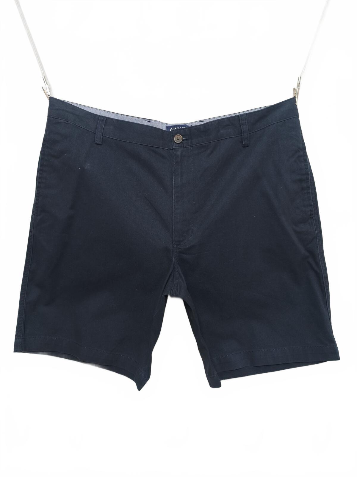 Vintage Chaps Chino Shorts Navy Blue 90s Dark Academia Coastal Summer Prep 38W