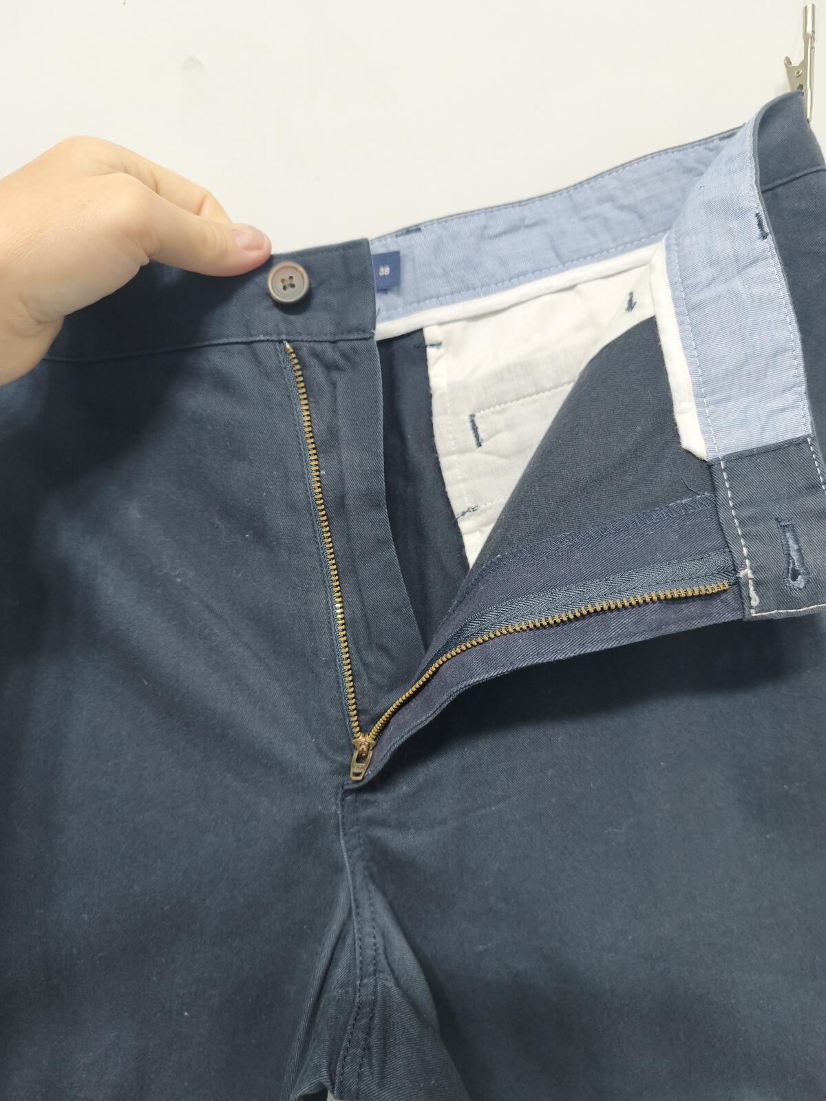 Vintage Chaps Chino Shorts Navy Blue 90s Dark Academia Coastal Summer Prep 38W