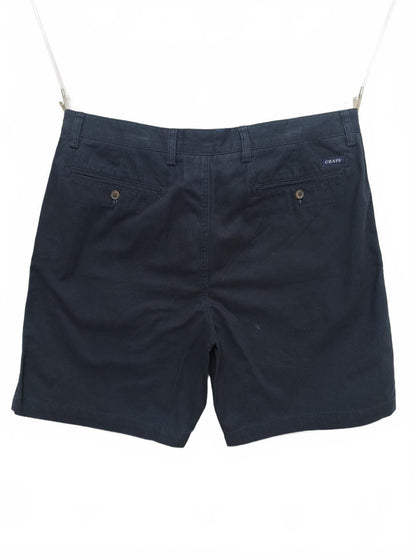 Vintage Chaps Chino Shorts Navy Blue 90s Dark Academia Coastal Summer Prep 38W