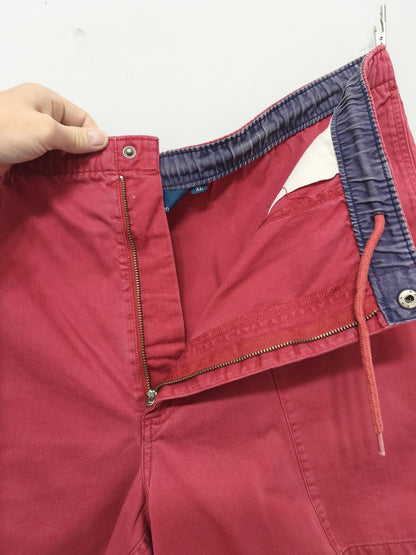 Vintage Polo Ralph Lauren Shorts Red 90s Streetwear Festival Beach Summer 42W