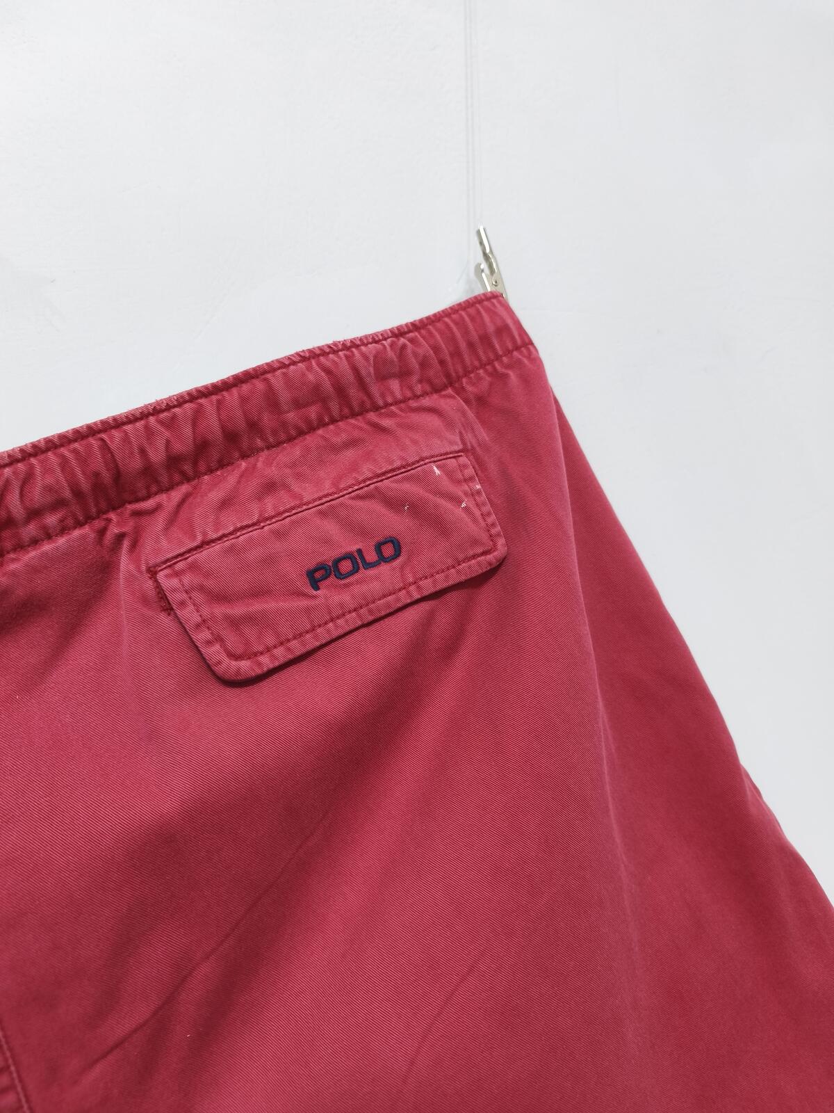 Vintage Polo Ralph Lauren Shorts Red 90s Streetwear Festival Beach Summer 42W