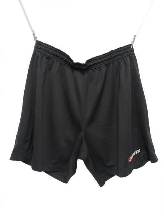 Vintage Lotto Sportswear Shorts Black 90s Blokecore Terrace Retro Gym Large