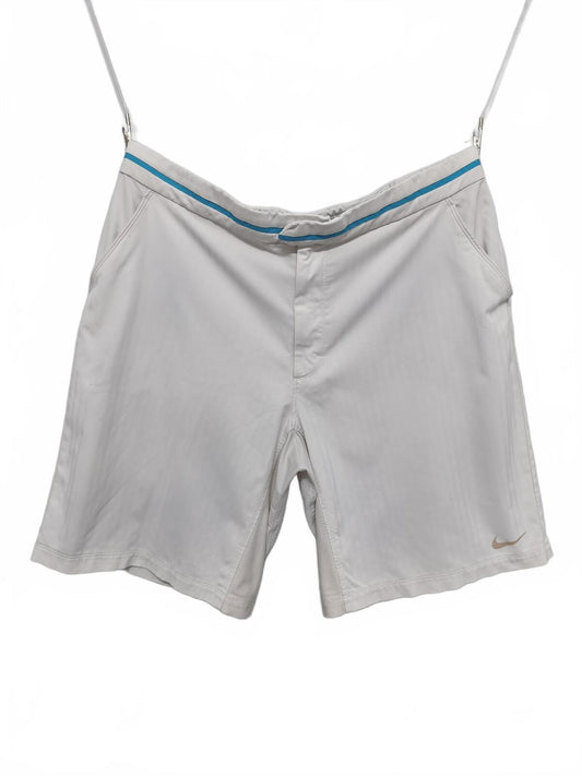 Vintage Nike Dri-FIT Tech Shorts Off White 90s Retro Gym Gorpcore Summer 40W