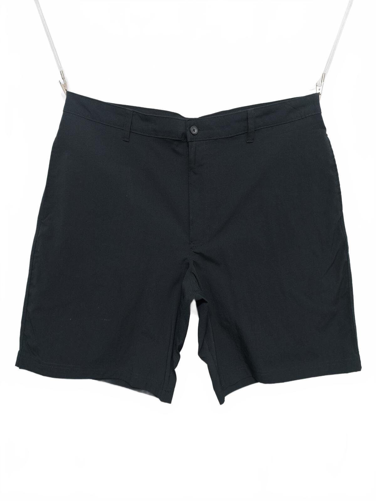 Vintage Champion C9 Black Technical Performance Golf Hiking Gym Shorts Men's W38
